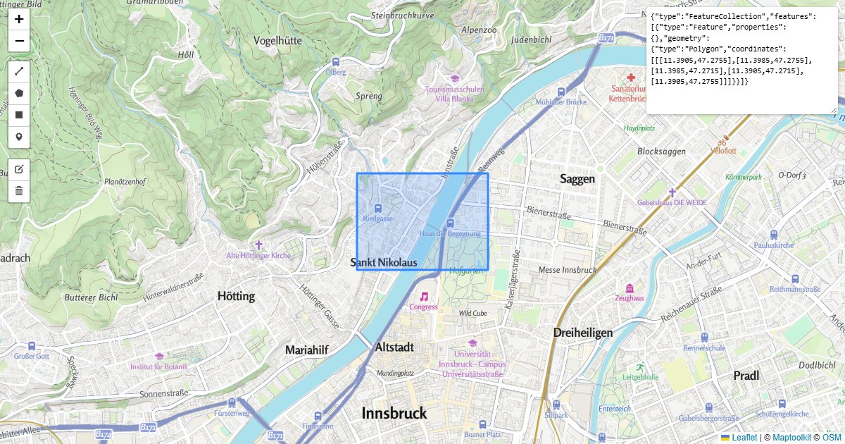 Draw and Edit Shapes in Leaflet with Leaflet.draw