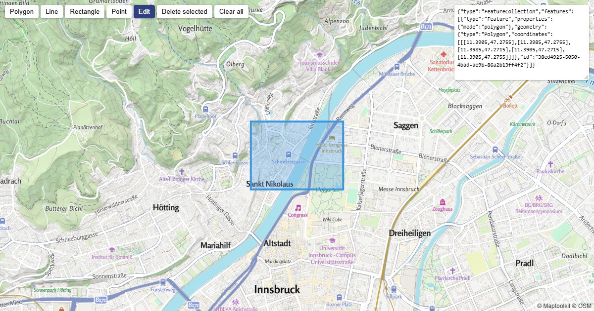 Draw and Edit Shapes in MapLibre GL JS with Terra Draw