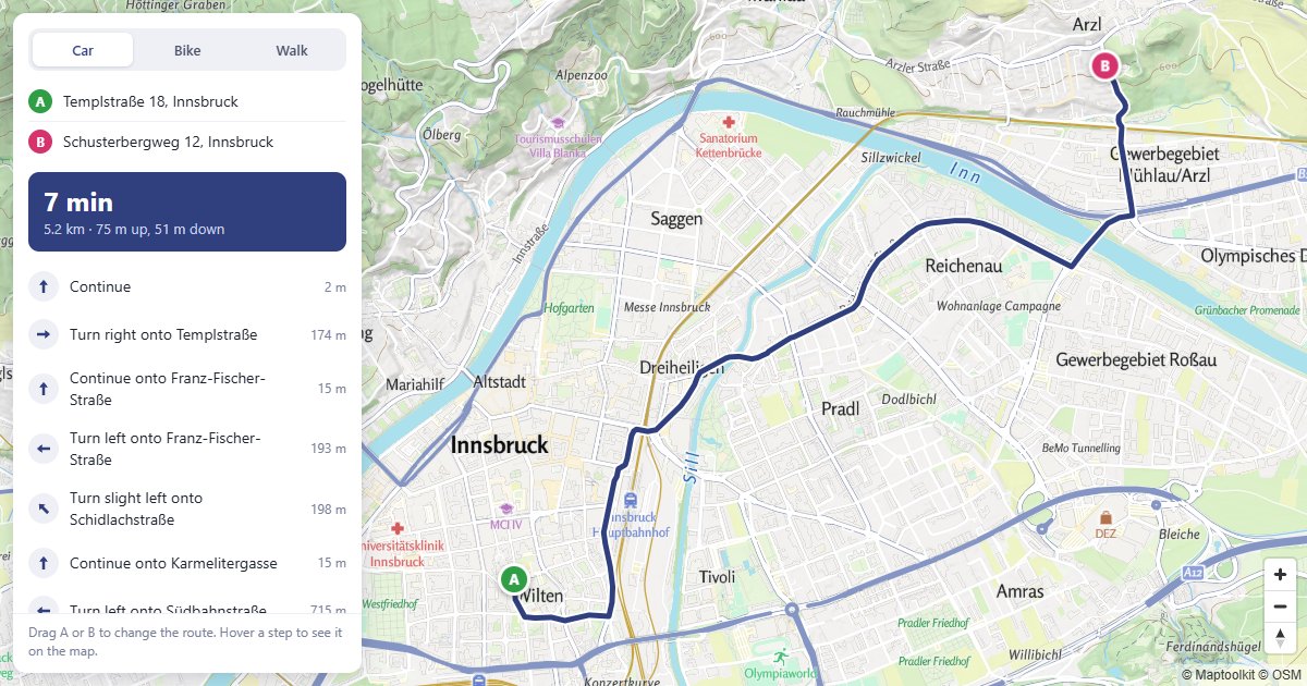 Build a Route Planner with Turn-by-Turn Directions in MapLibre GL JS