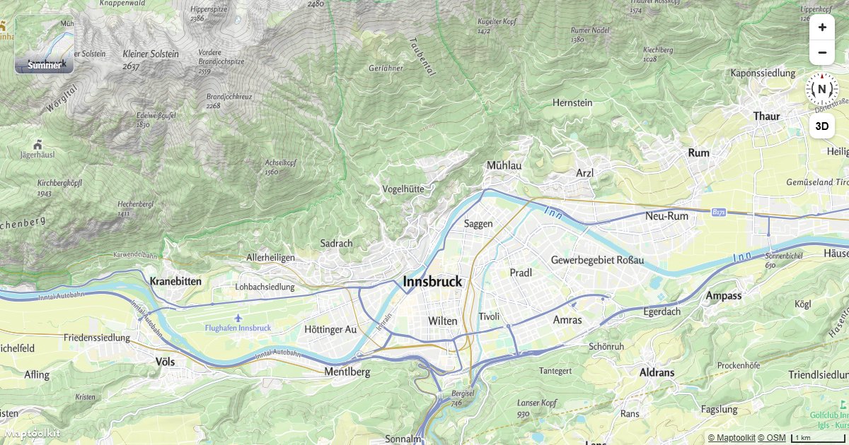Let users change the basemap from a panel of thumbnails.