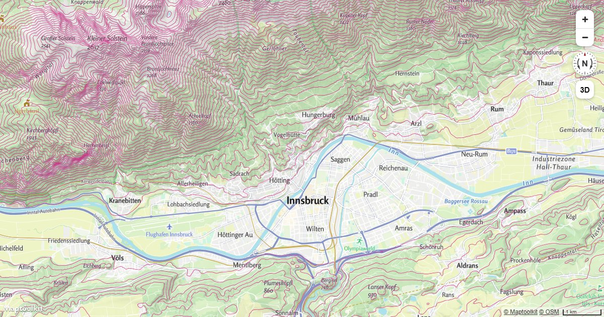 Add an external vector tile source to a Maptoolkit map and apply custom styles to its layers.